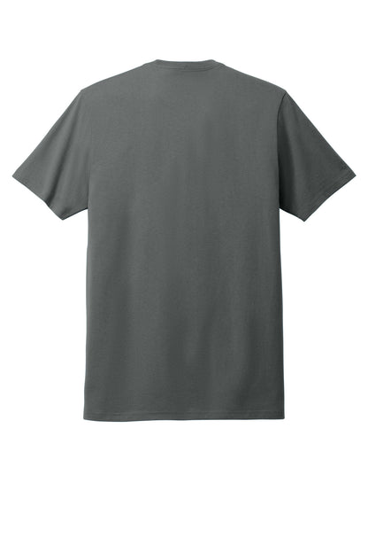 Rear View of AshGrey Allmade Unisex Heavyweight Recycled Cotton Tee AL3000