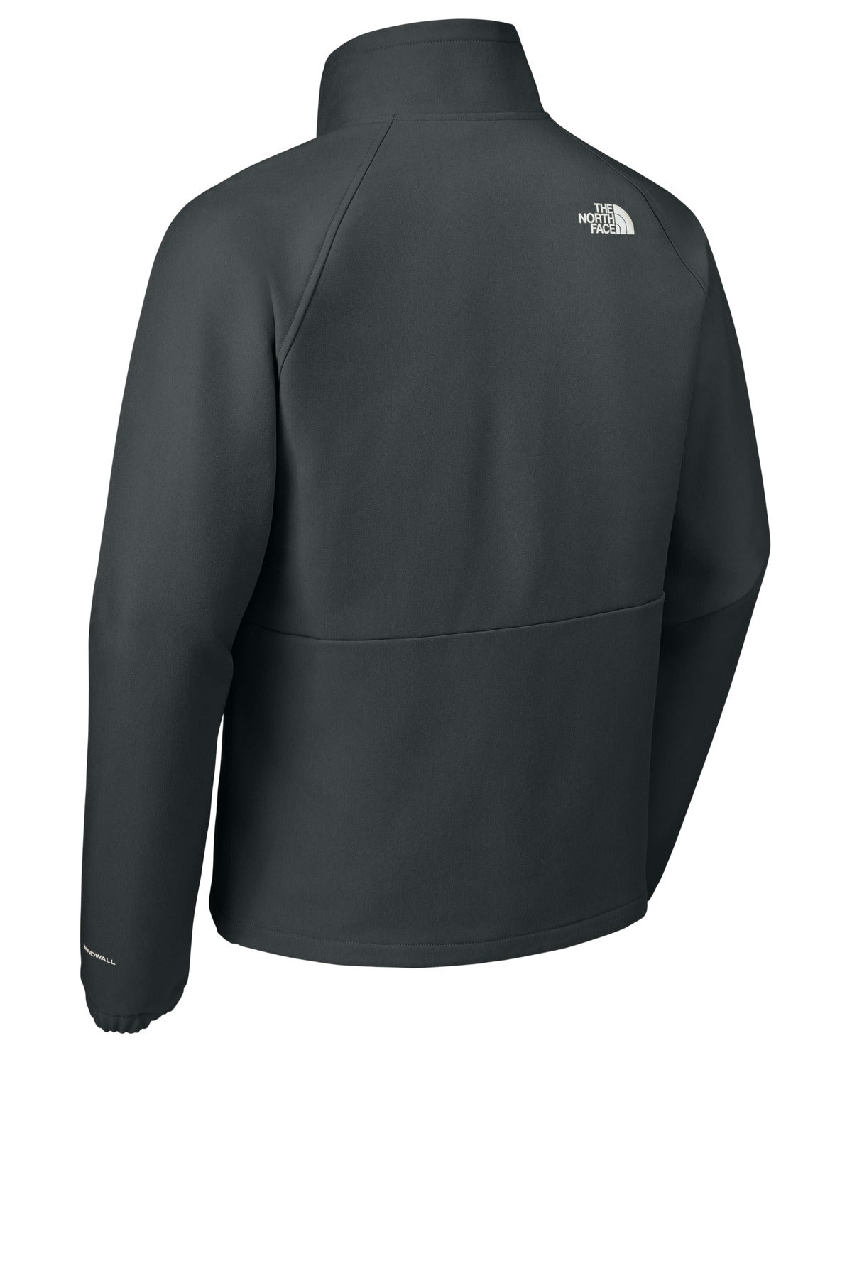 Rear View of AsphGyDkH The North Face Barr Lake Soft Shell Jacket NF0A8BUD