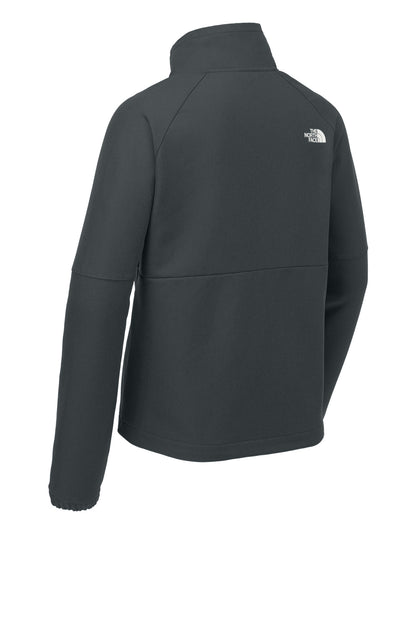 Rear View of AsphGyDkH The North Face Women's Barr Lake Soft Shell Jacket NF0A8C5C