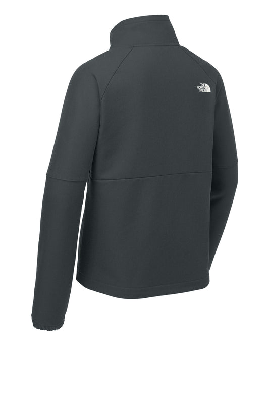 Rear View of AsphGyDkH The North Face Women's Barr Lake Soft Shell Jacket NF0A8C5C