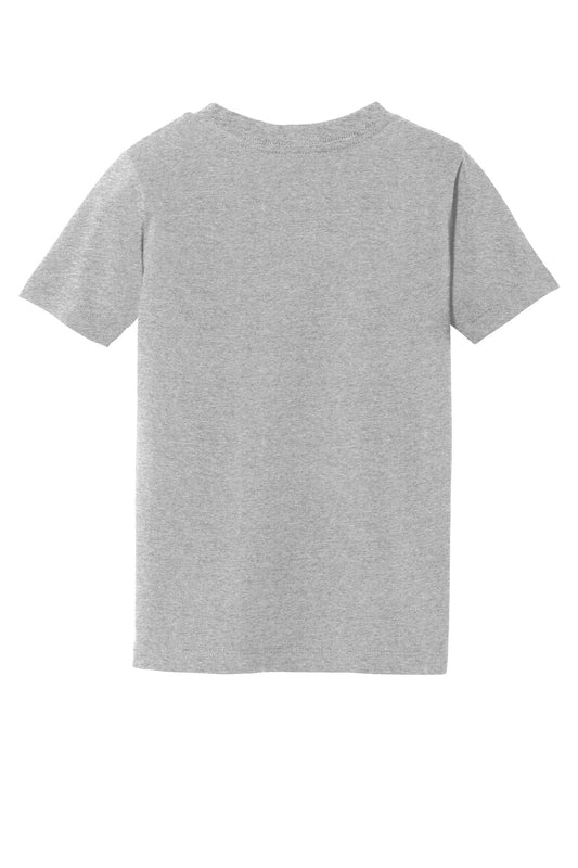 Rear View of Athl Heather Port & Company Toddler Fan Favorite Tee. PC450TD
