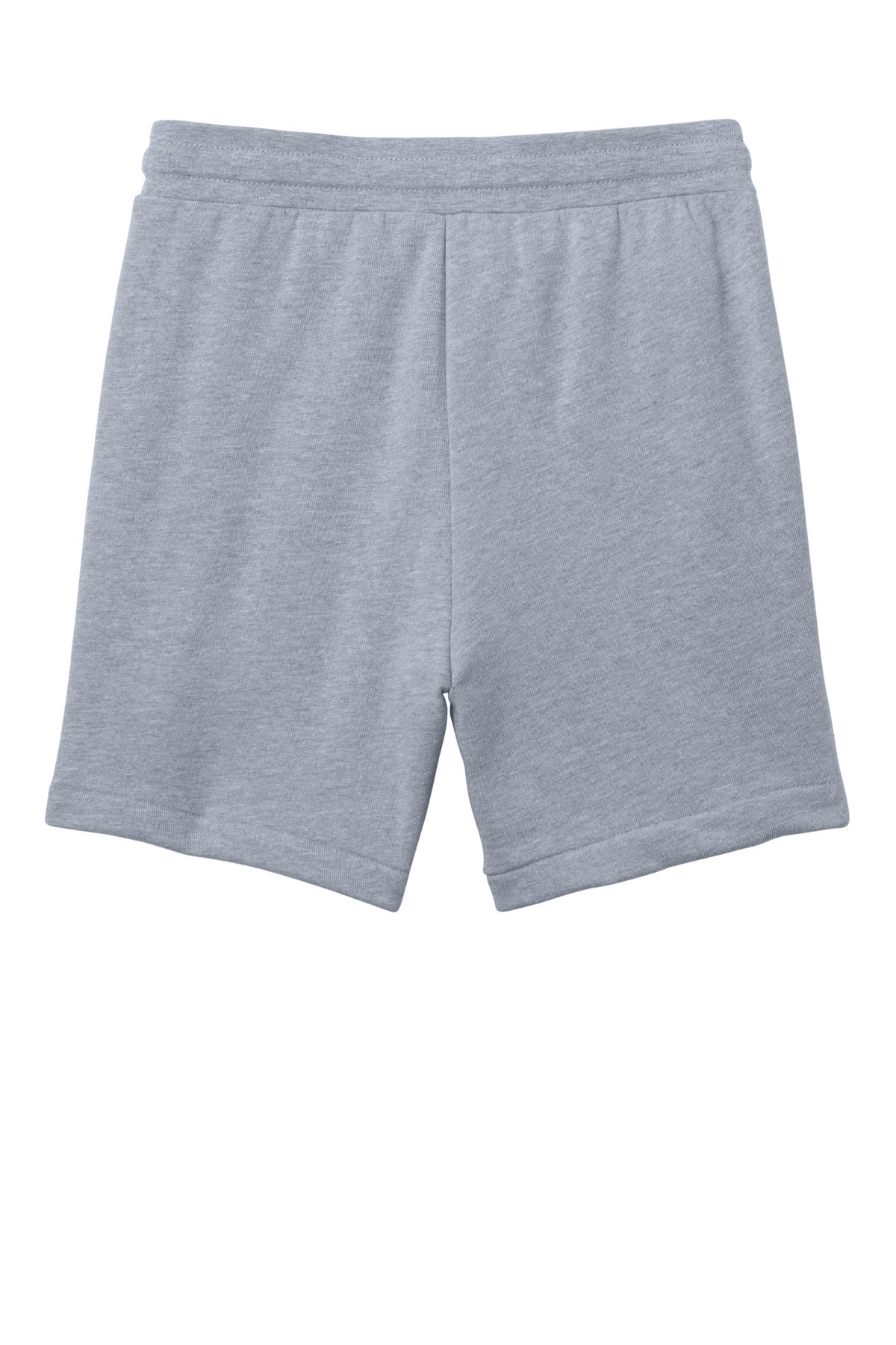 Rear View of AthlHthr BELLA+CANVAS Unisex Sponge Fleece Sweatshort BC3724