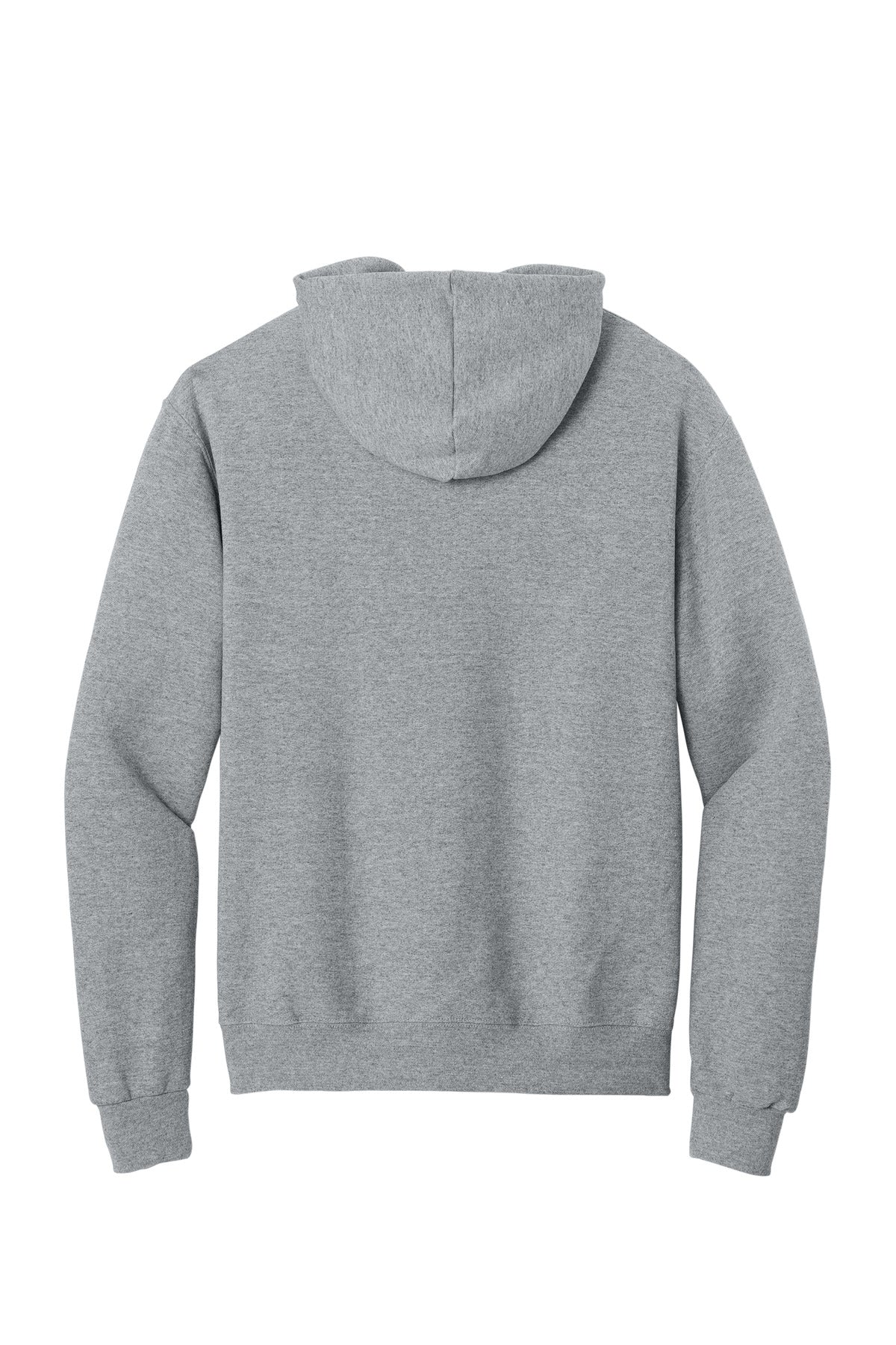 Rear View of AthlHthr Jerzees - NuBlend Full-Zip Hooded Sweatshirt. 993M