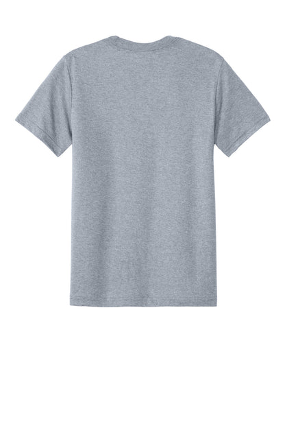 Rear View of AthlHthr Port & Company Youth CVC Tee PC340Y