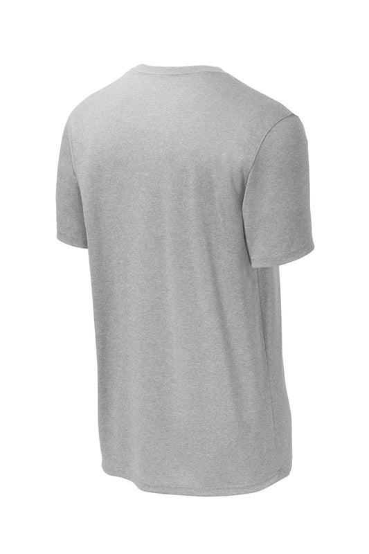 Rear View of AthlHthr Sport-Tek Echo Tee ST760