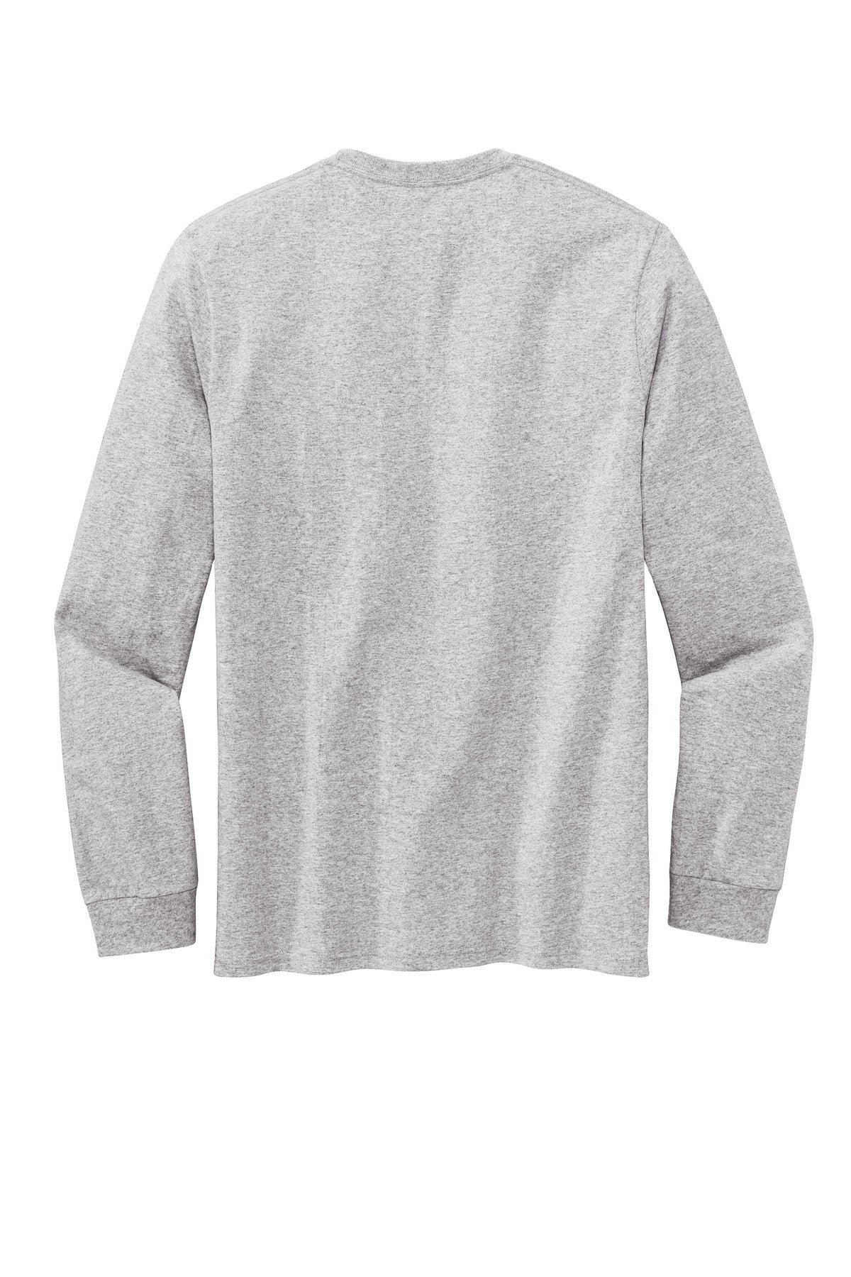 Rear View of AthlHthr Volunteer Knitwear All-American Long Sleeve Tee VL100LS