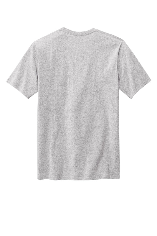 Rear View of AthlHthr Volunteer Knitwear All-American Pocket Tee VL100P