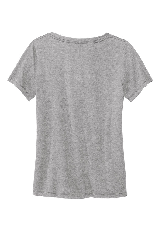 Rear View of AthlHthr Volunteer Knitwear Women's Daily V-Neck Tee LVL45V