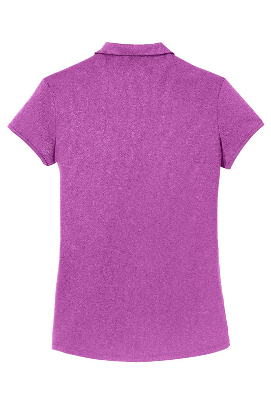 Rear View of Berry Hthr Port Authority Women's Trace Heather Polo. L576