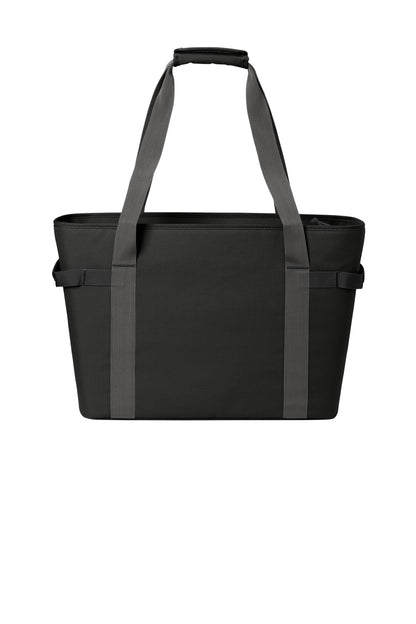 Rear View of Bk/GyStl Eddie Bauer Max Cool Tote Cooler EB801