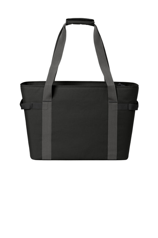 Rear View of Bk/GyStl Eddie Bauer Max Cool Tote Cooler EB801