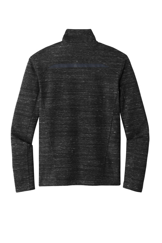 Rear View of BktpHthr OGIO Flux 1/4-Zip OG823