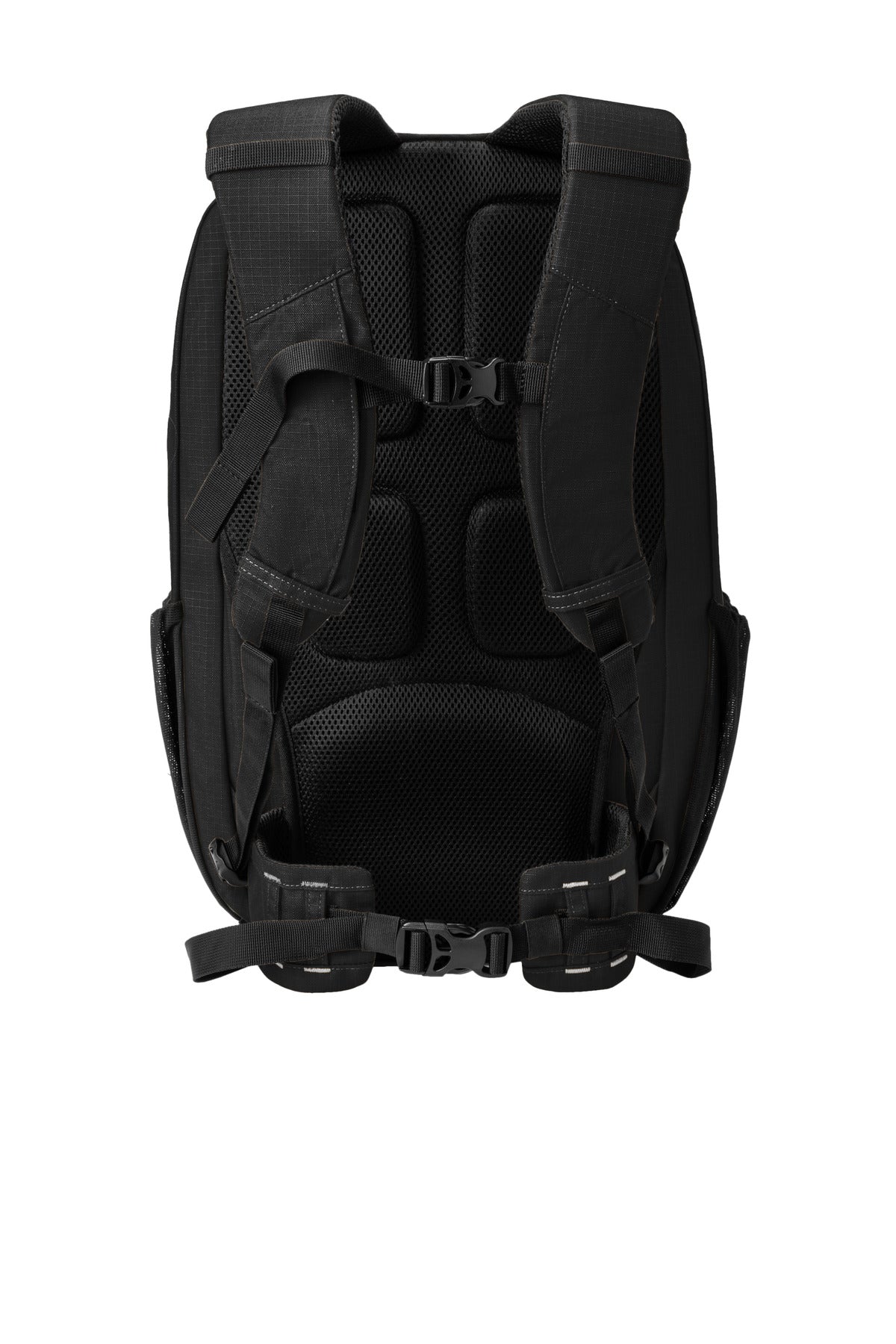 Rear View of Black Carhartt 25L Ripstop Backpack CTB0000481
