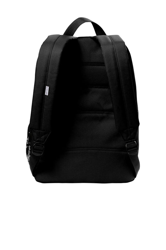 Rear View of Black Carhartt Canvas Backpack. CT89241804
