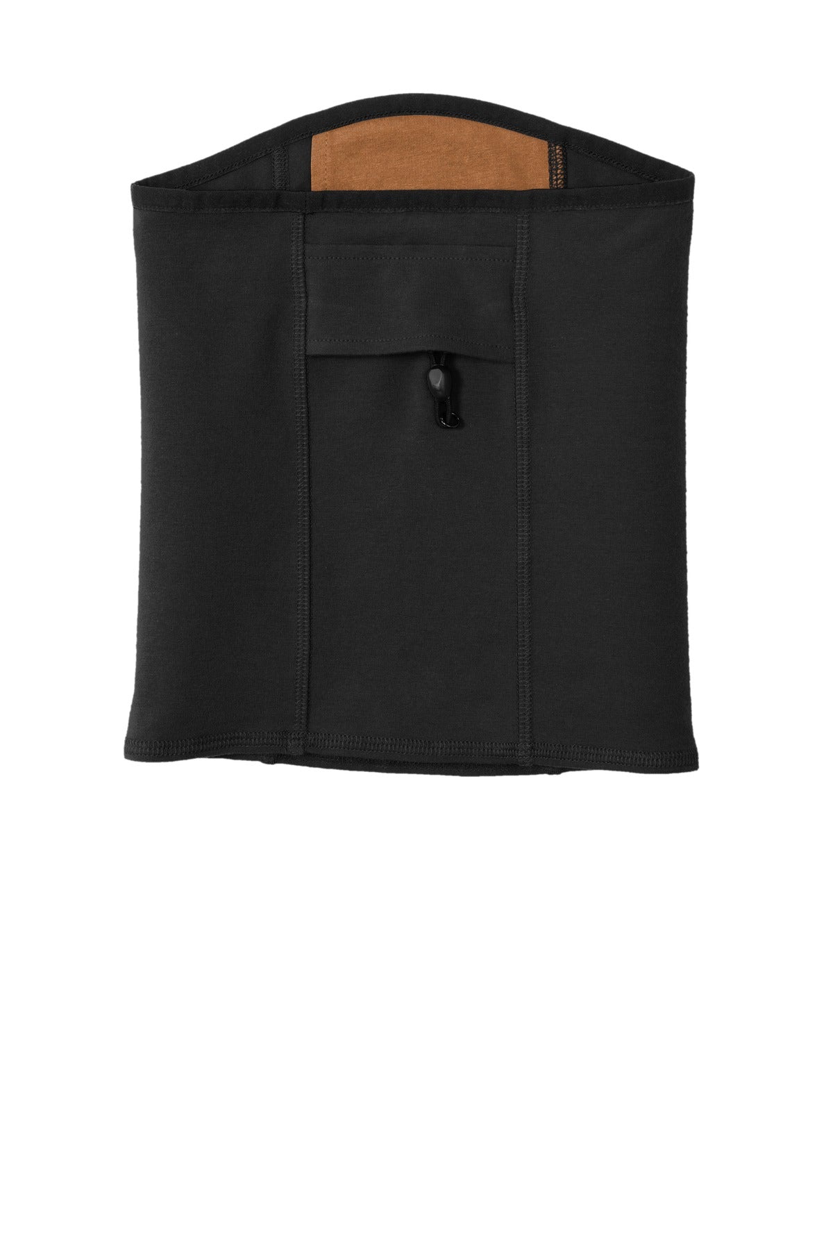 Rear View of Black Carhartt Cotton Blend Filter Pocket Gaiter CT105086