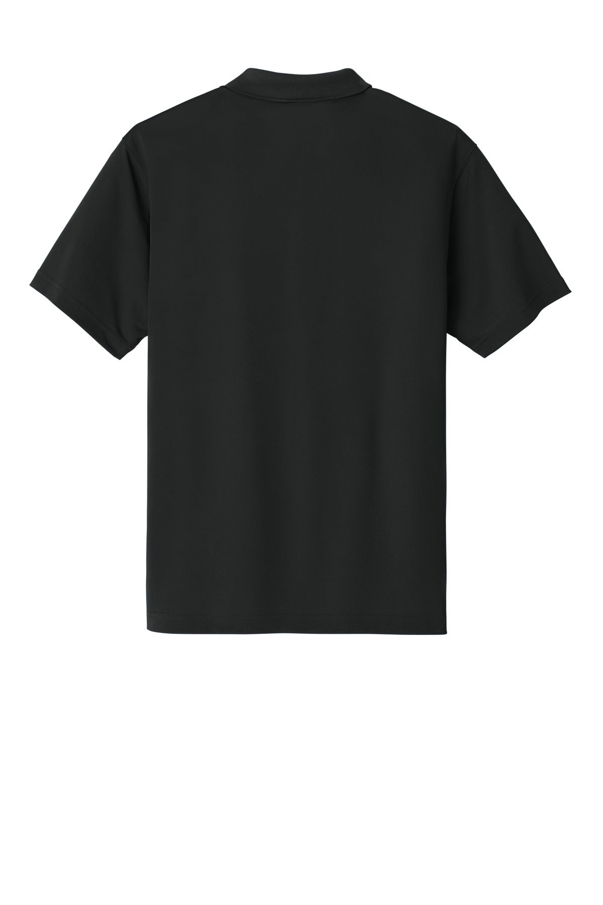 Rear View of Black Carhartt Force Snag-Resistant Pocket Polo CT106880