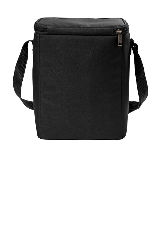Rear View of Black Carhartt Vertical 12-Can Cooler. CT89032822