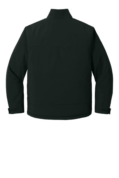Rear View of Black CornerStone Insulated Workwear Soft Shell CSJ75