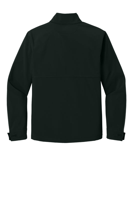 Rear View of Black CornerStone Workwear Soft Shell CSJ70