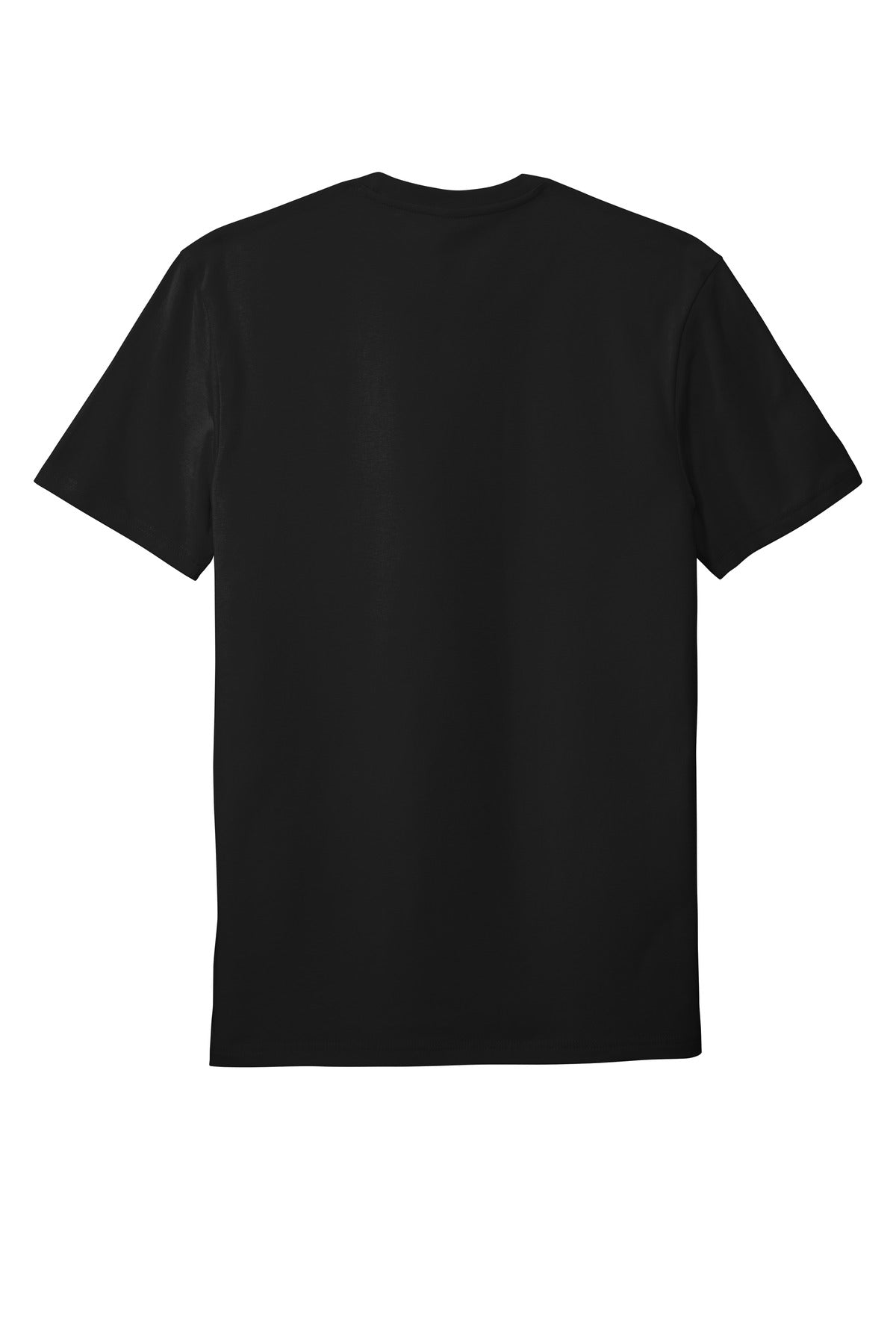Rear View of Black District Flex Tee DT7500
