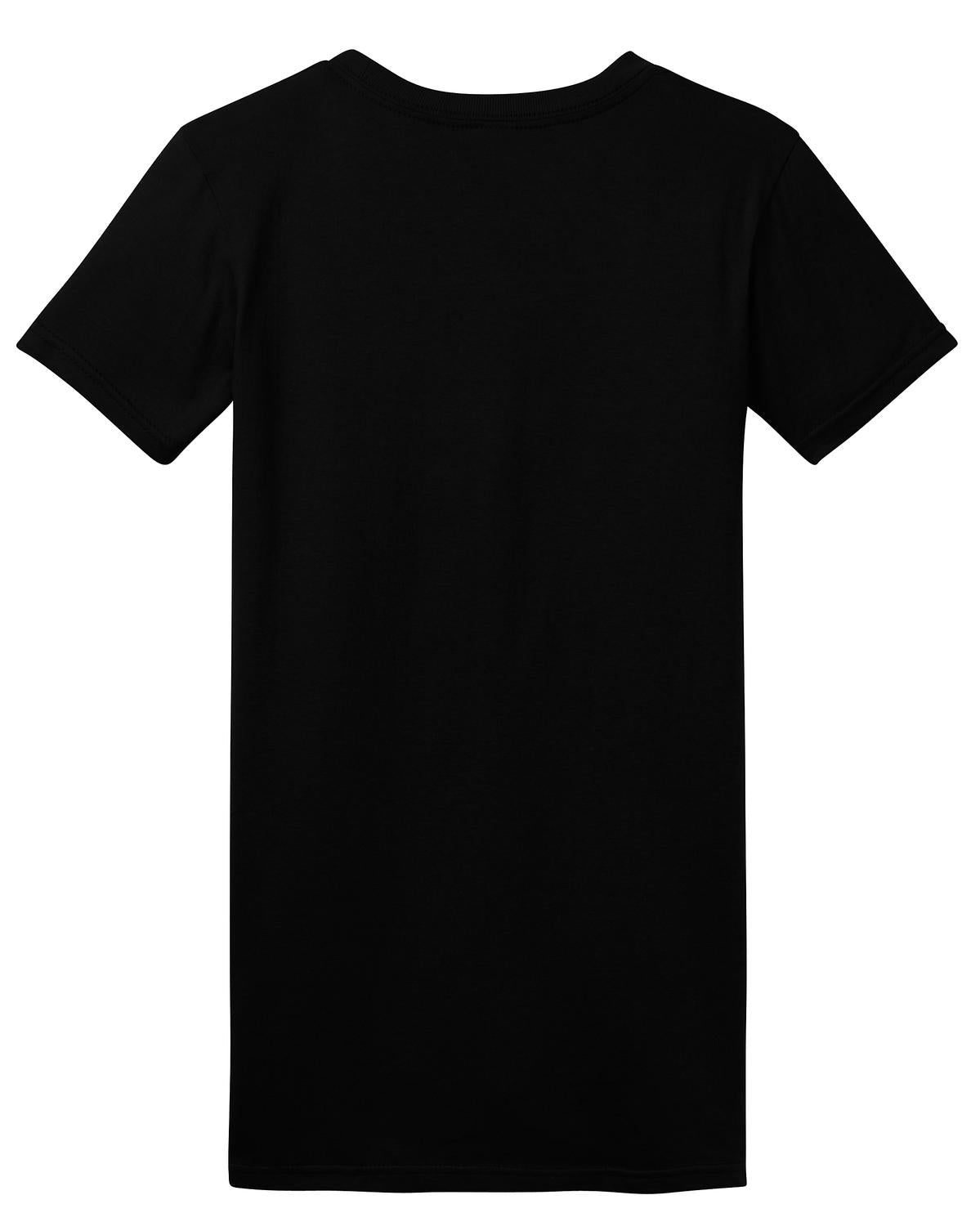 Rear View of Black District Women's Fitted The Concert Tee DT5001