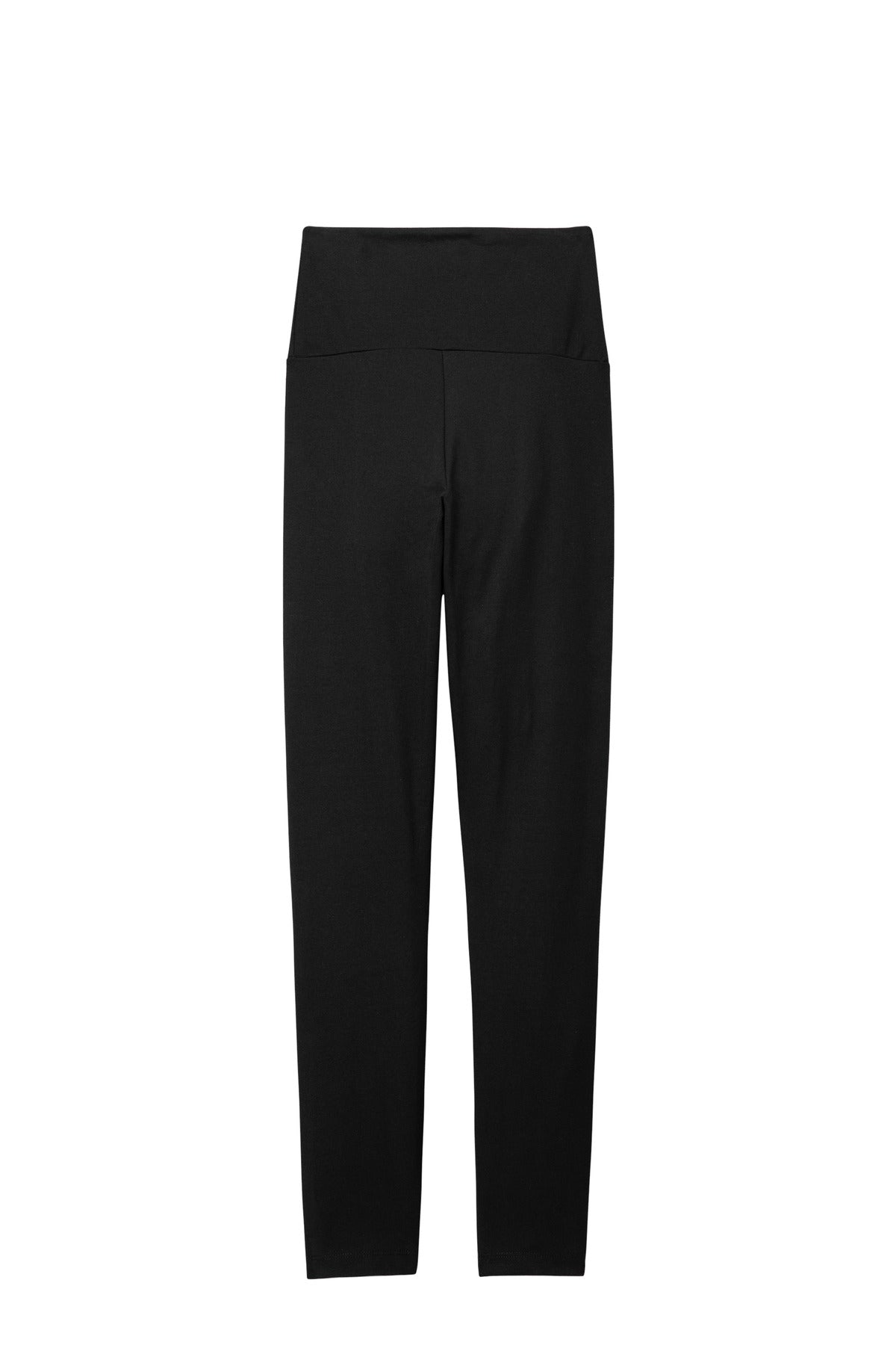 Rear View of Black District Women's Flex High-Waist Legging DT7510