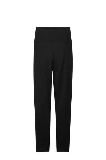 Rear View of Black District Women's Flex High-Waist Legging DT7510