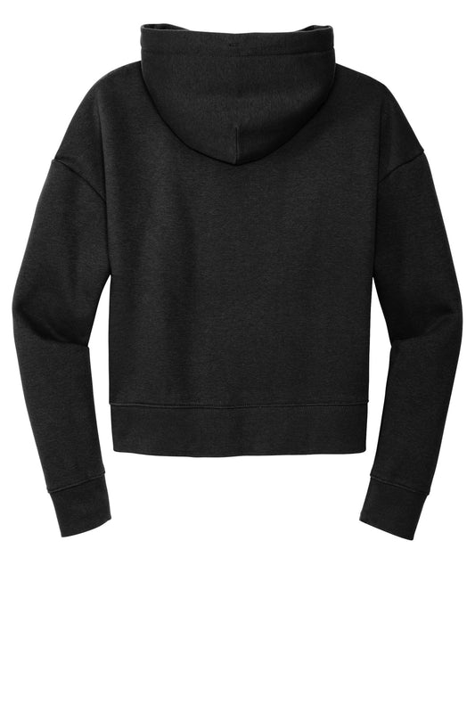 Rear View of Black District Women's V.I.T. Fleece Hoodie DT6101