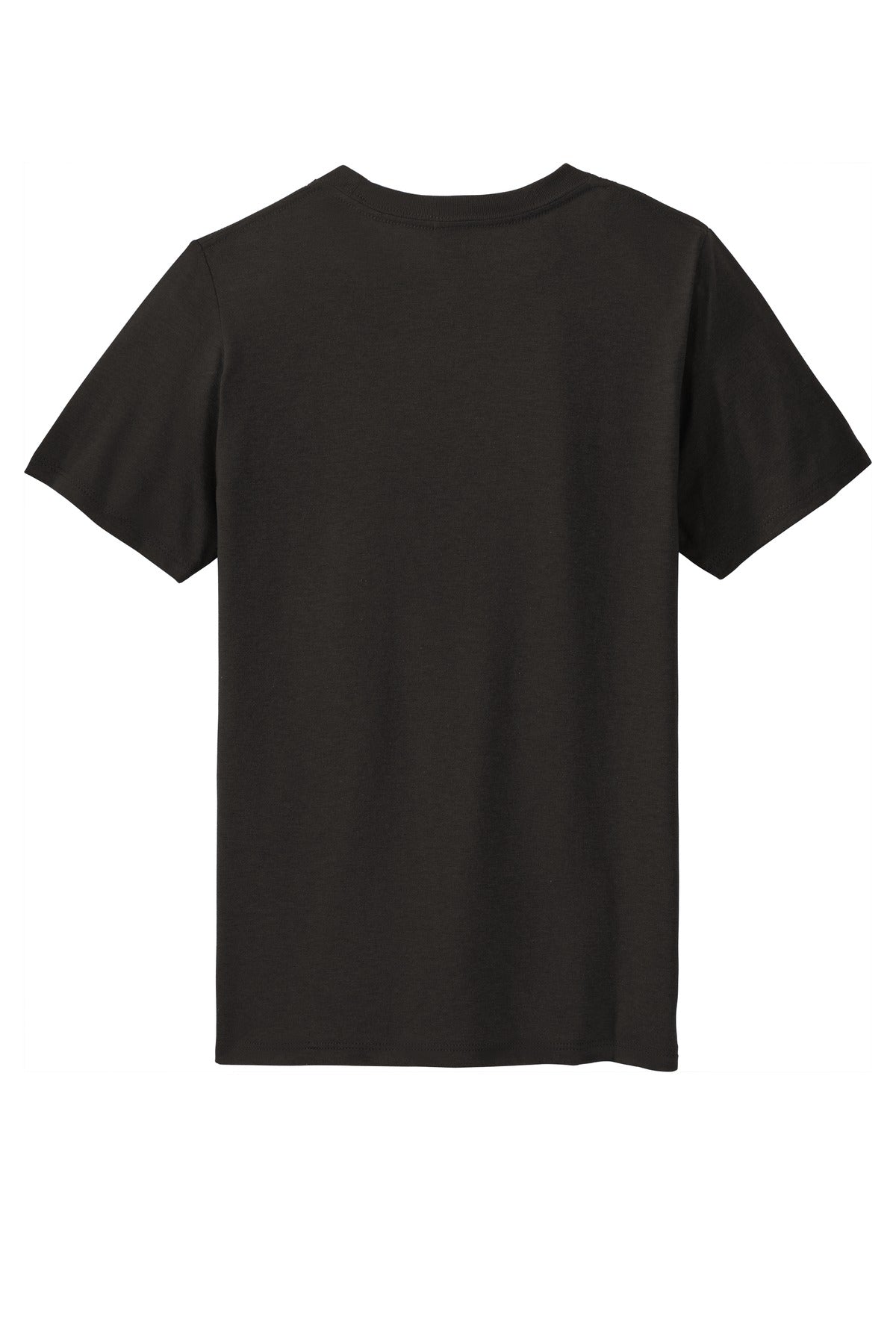 Rear View of Black District Youth Perfect Tri Tee. DT130Y