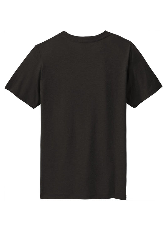 Rear View of Black District Youth Perfect Tri Tee. DT130Y