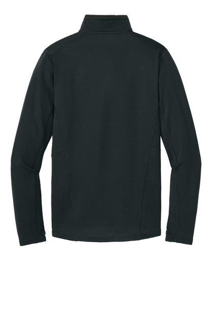 Rear View of Black LIMITED EDITION Outdoor Research Tech Grid 1/4-Zip Fleece OR322267