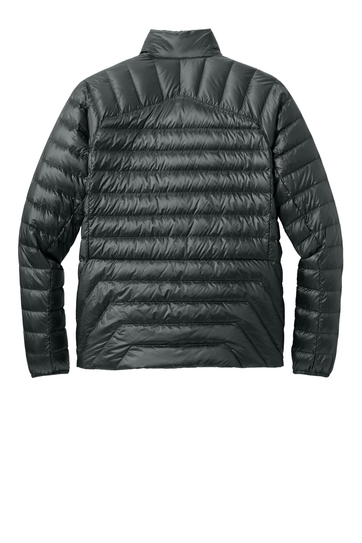 Rear View of Black LIMITED EDITION Outdoor Research Women's 800 Tech Down Jacket OR322229