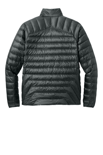 Rear View of Black LIMITED EDITION Outdoor Research Women's 800 Tech Down Jacket OR322229