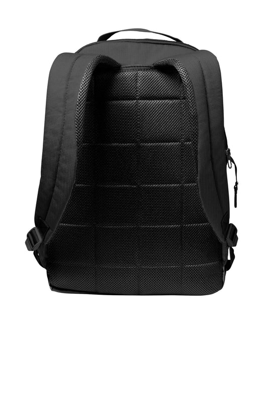 Rear View of Black Nike Brasilia Medium Backpack NKDH7709