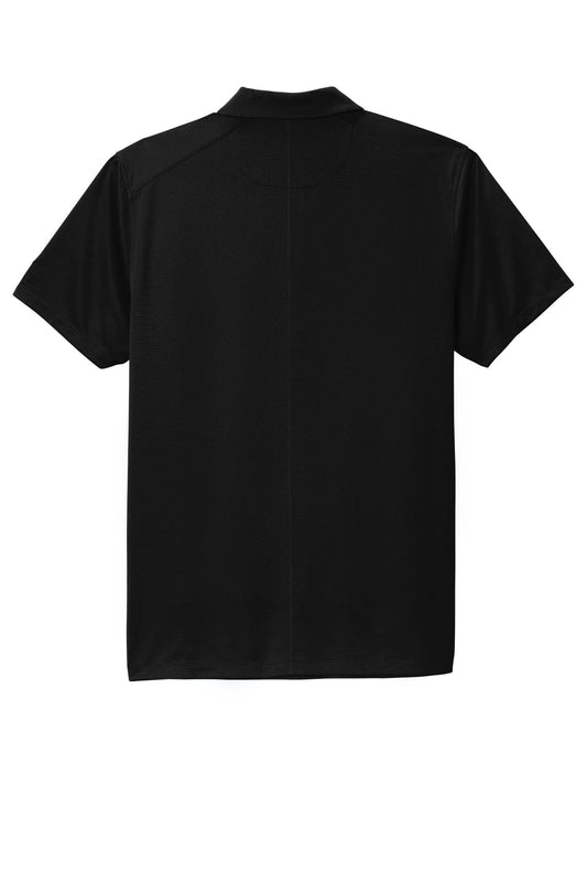 Rear View of Black Nike Dry Essential Solid Polo NKBV6042