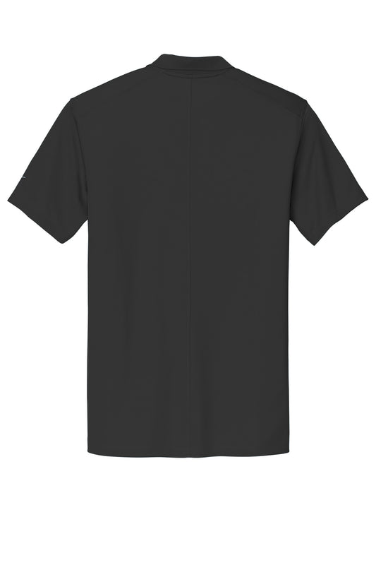 Rear View of Black Nike Victory Solid Polo NKDX6684