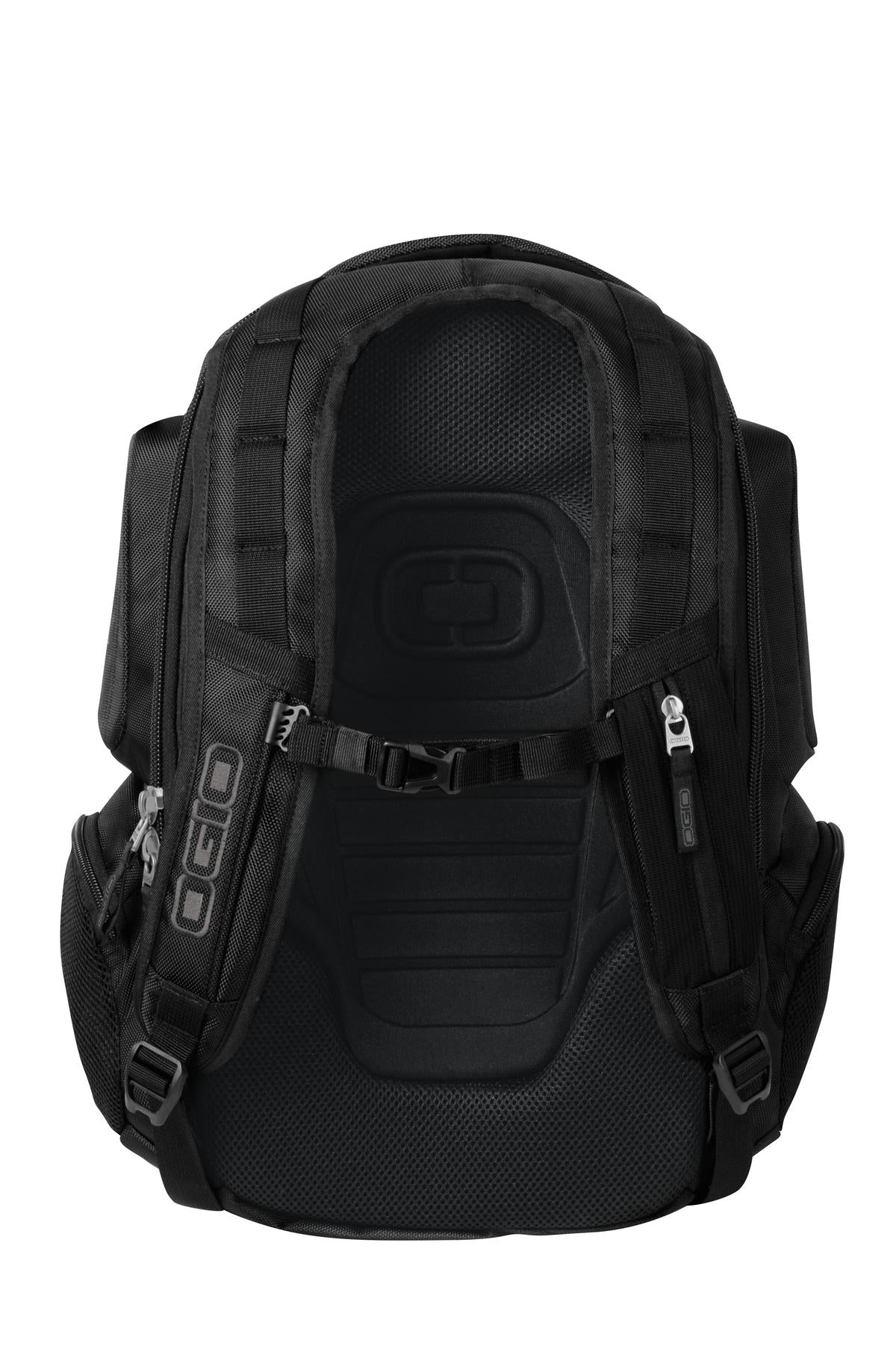 Rear View of Black OGIO Stratagem Pack. 411067