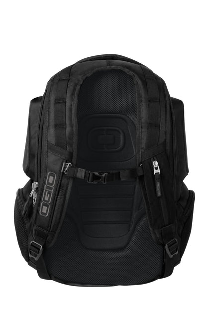 Rear View of Black OGIO Stratagem Pack. 411067