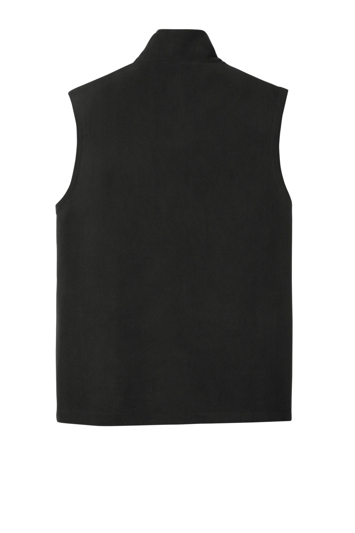 Rear View of Black Port Authority Accord Microfleece Vest F152