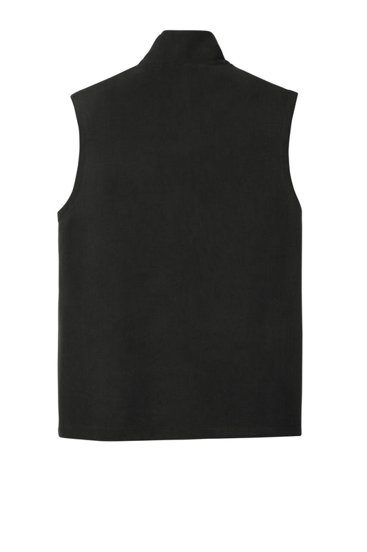 Rear View of Black Port Authority Accord Microfleece Vest F152