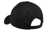 Rear View of Black Port Authority Fine Twill Cap. C800