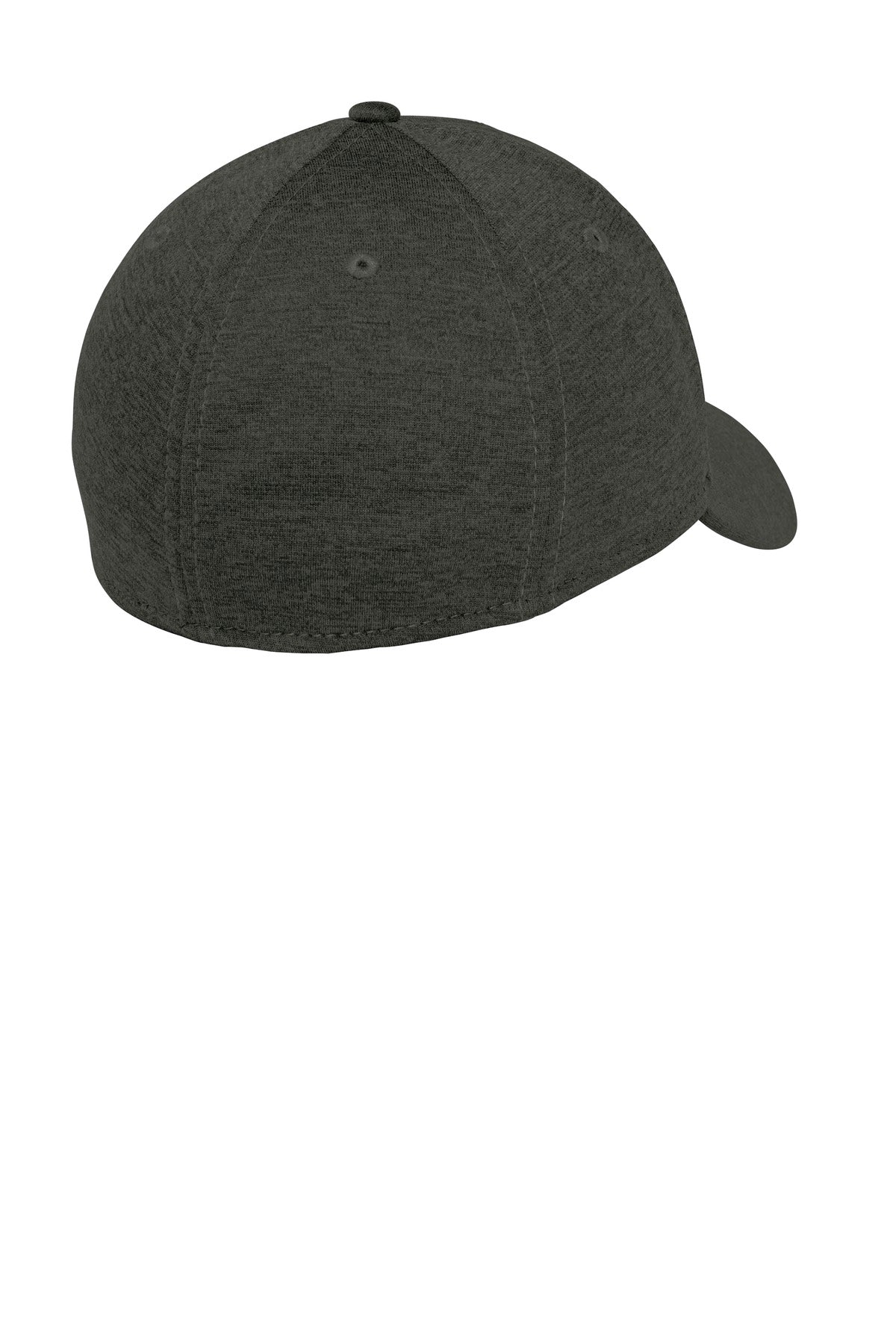 Rear View of Black Shad Hth New Era Shadow Stretch Heather Cap. NE703