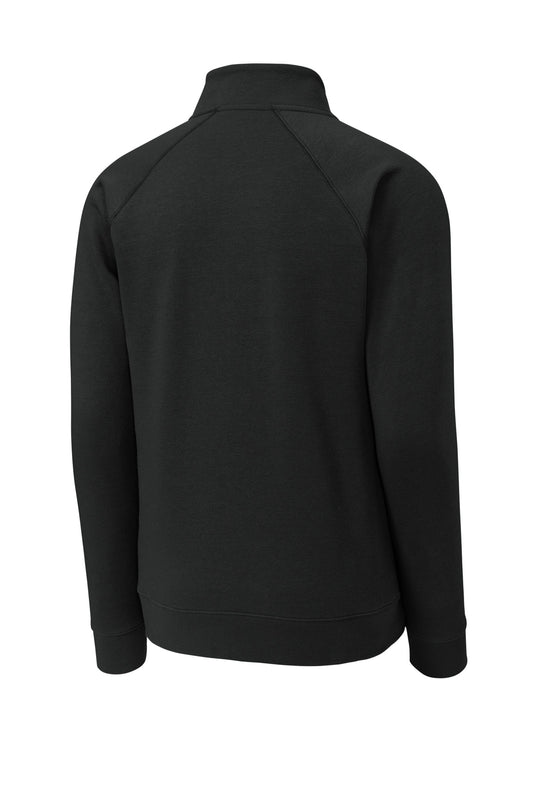 Rear View of Black Sport-Tek Drive Fleece 1/4-Zip Pullover STF202