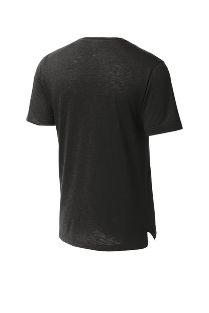 Rear View of Black Sport-Tek PosiCharge Strive Tee. ST430