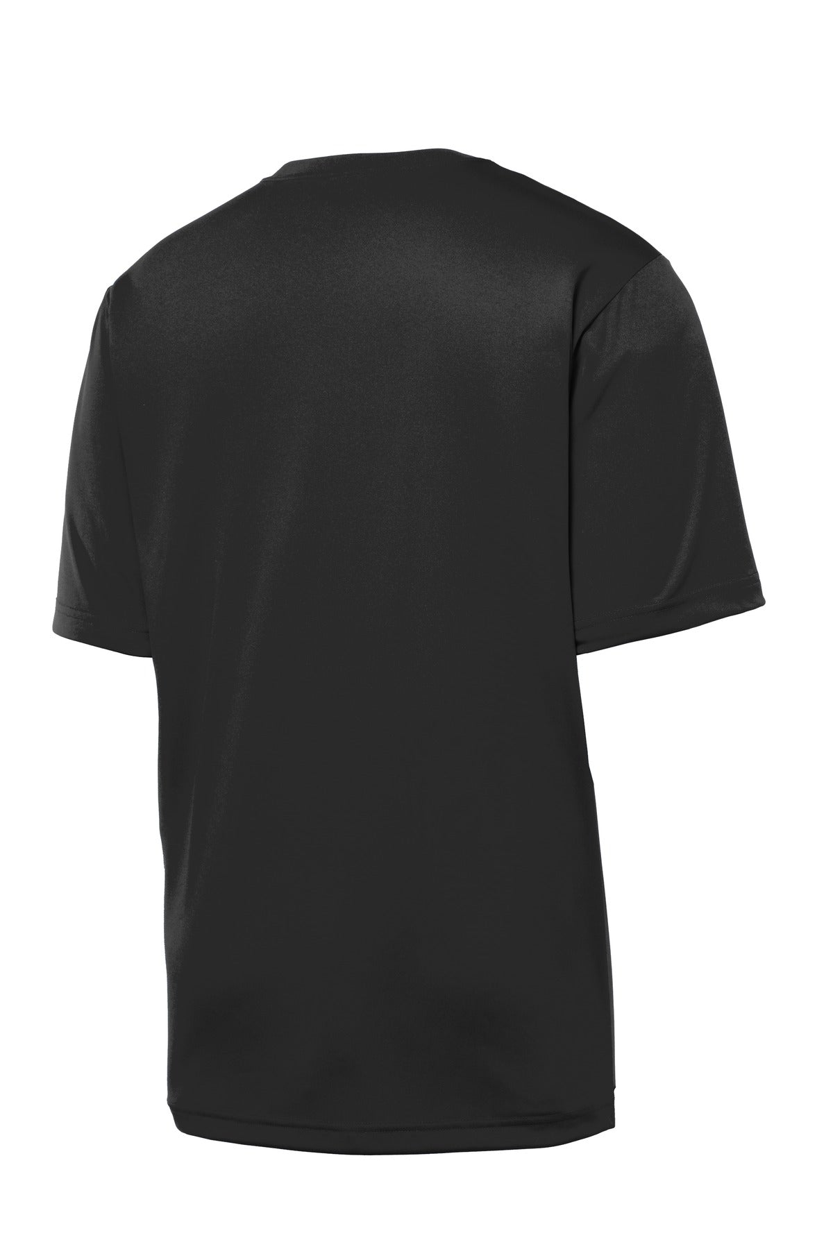 Rear View of Black Sport-Tek PosiCharge Tough Tee . ST320