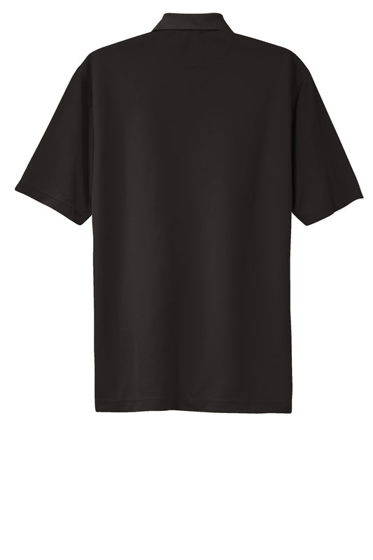Rear View of Black Sport-Tek Tall Dri-Mesh Polo. TK469