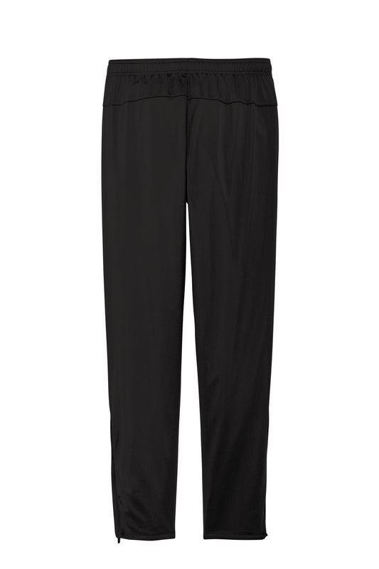 Rear View of Black Sport-Tek Tricot Track Jogger. PST95