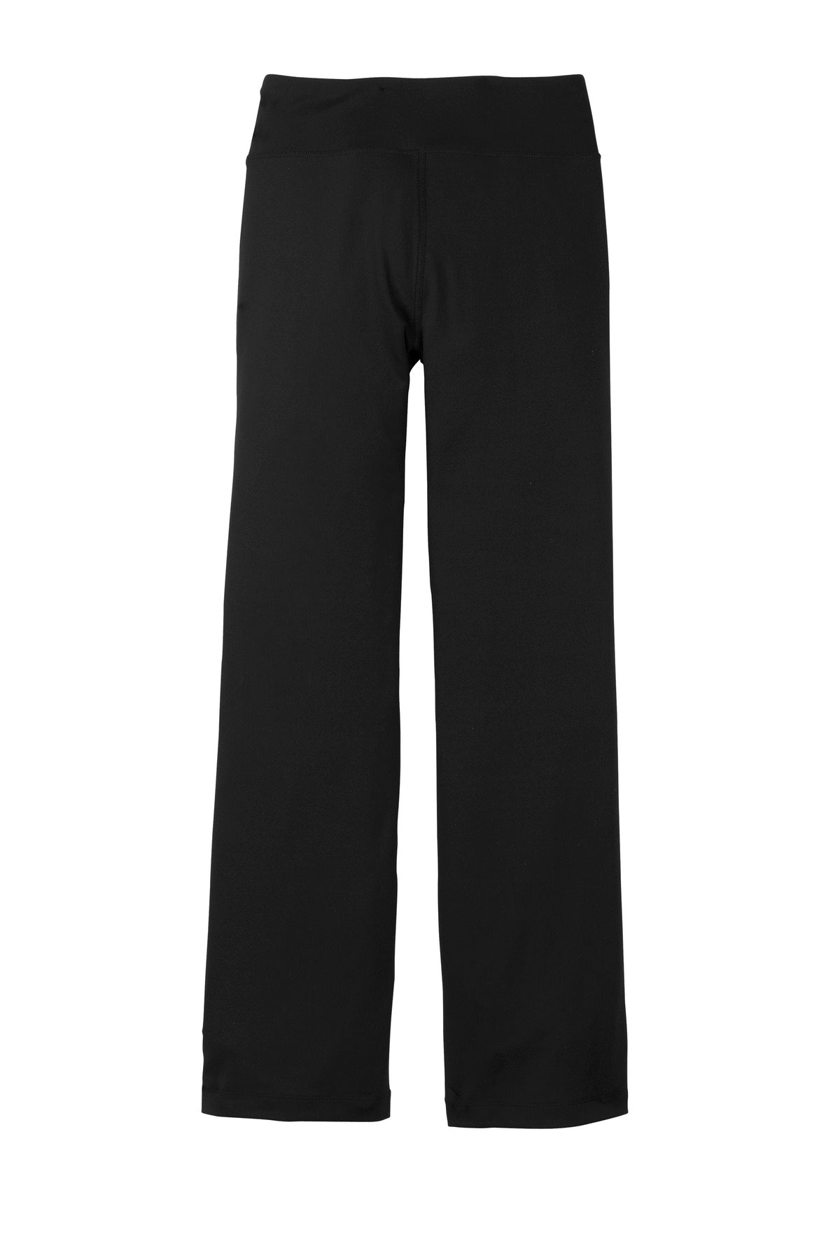 Rear View of Black Sport-Tek Women's NRG Fitness Pant. LPST880