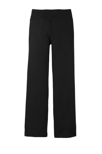Rear View of Black Sport-Tek Women's NRG Fitness Pant. LPST880