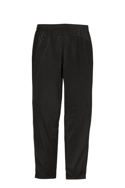 Rear View of Black Sport-Tek Women's Tricot Track Jogger. LPST95